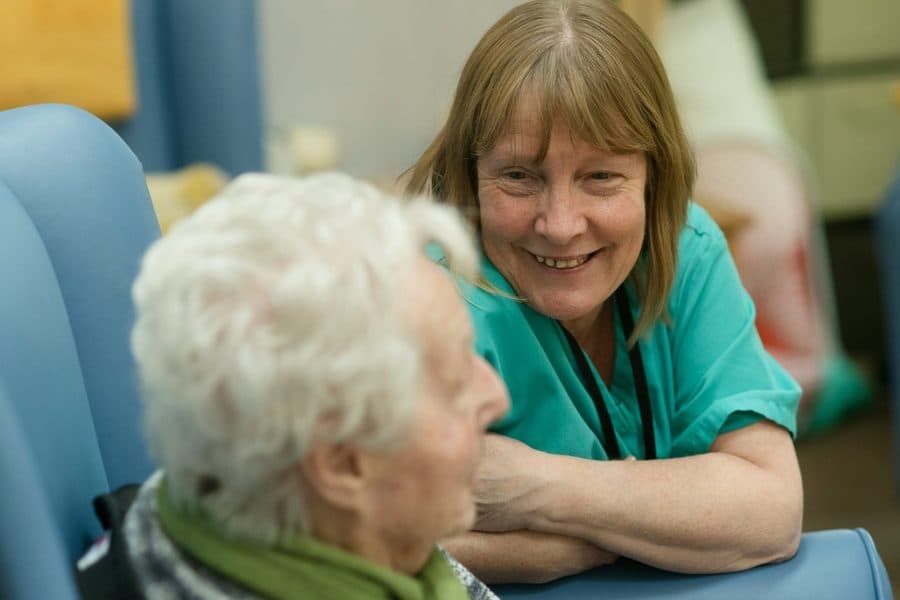Care staff during a Delirium Awareness training session